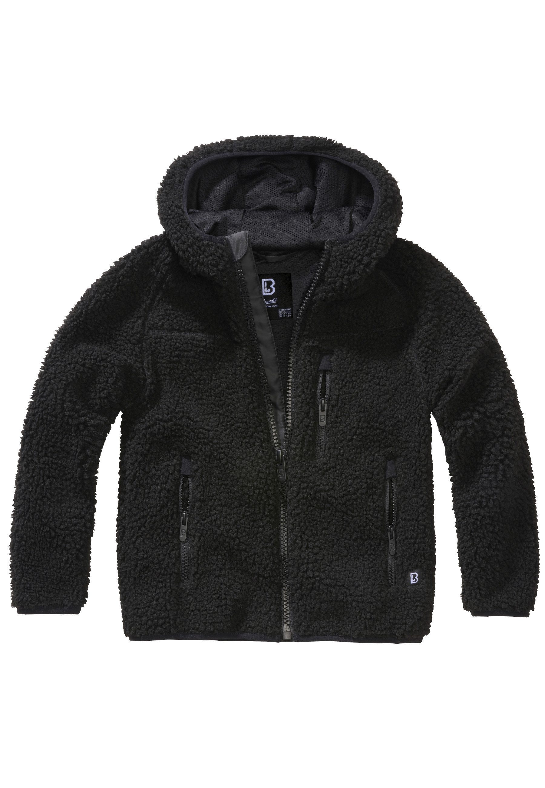 Brandit Allwetterjacke Brandit Damen Kids Teddyfleecejacket Hood (1-St)