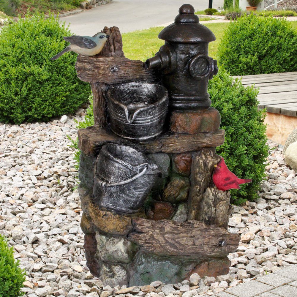 Gartenbrunnen, Außen Bereich Spring Zier Brunnen Kaskade Stein