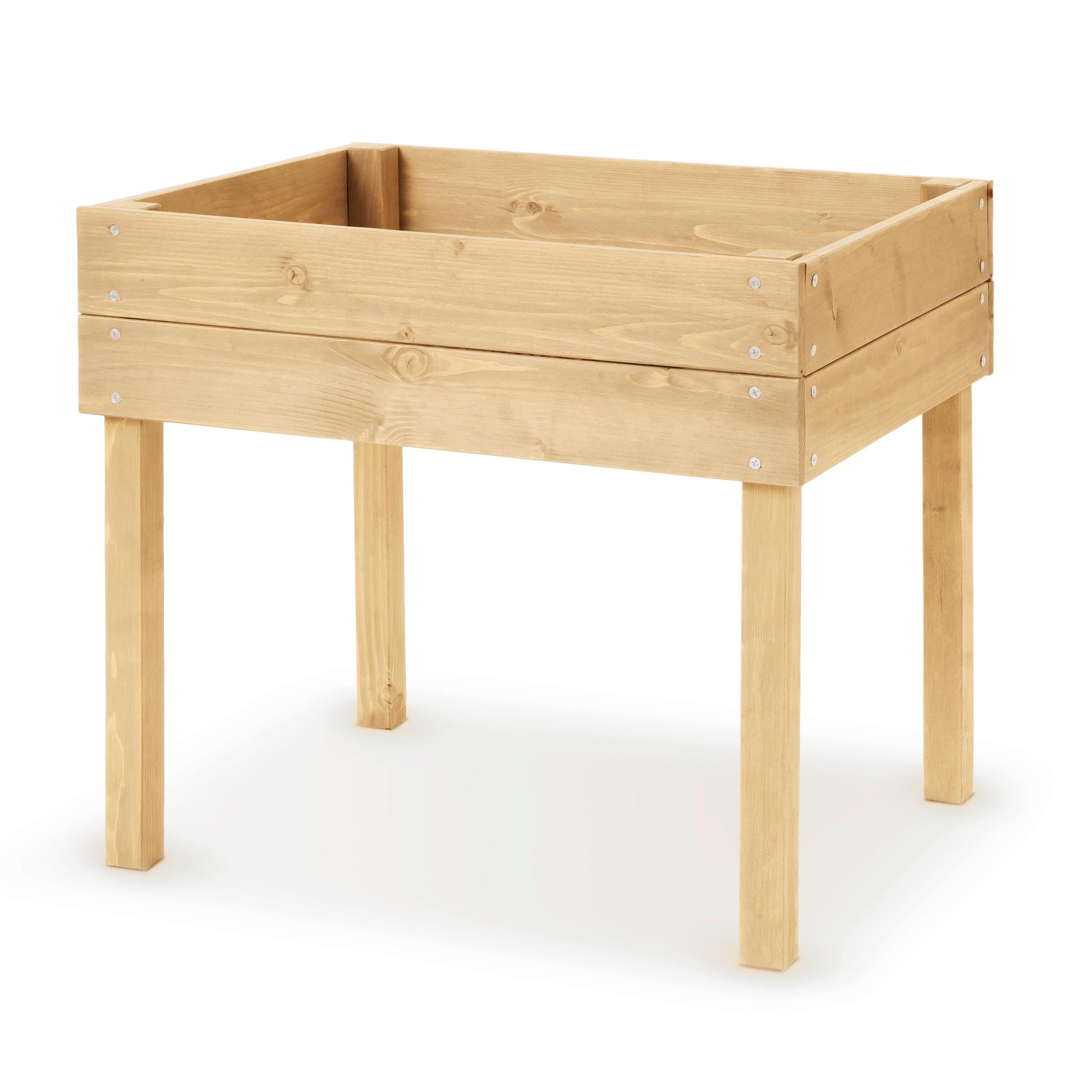 matrasa Hochbeet für Kinder - Kinderhochbeet aus Holz Kinderbeet 50x45x45 cm