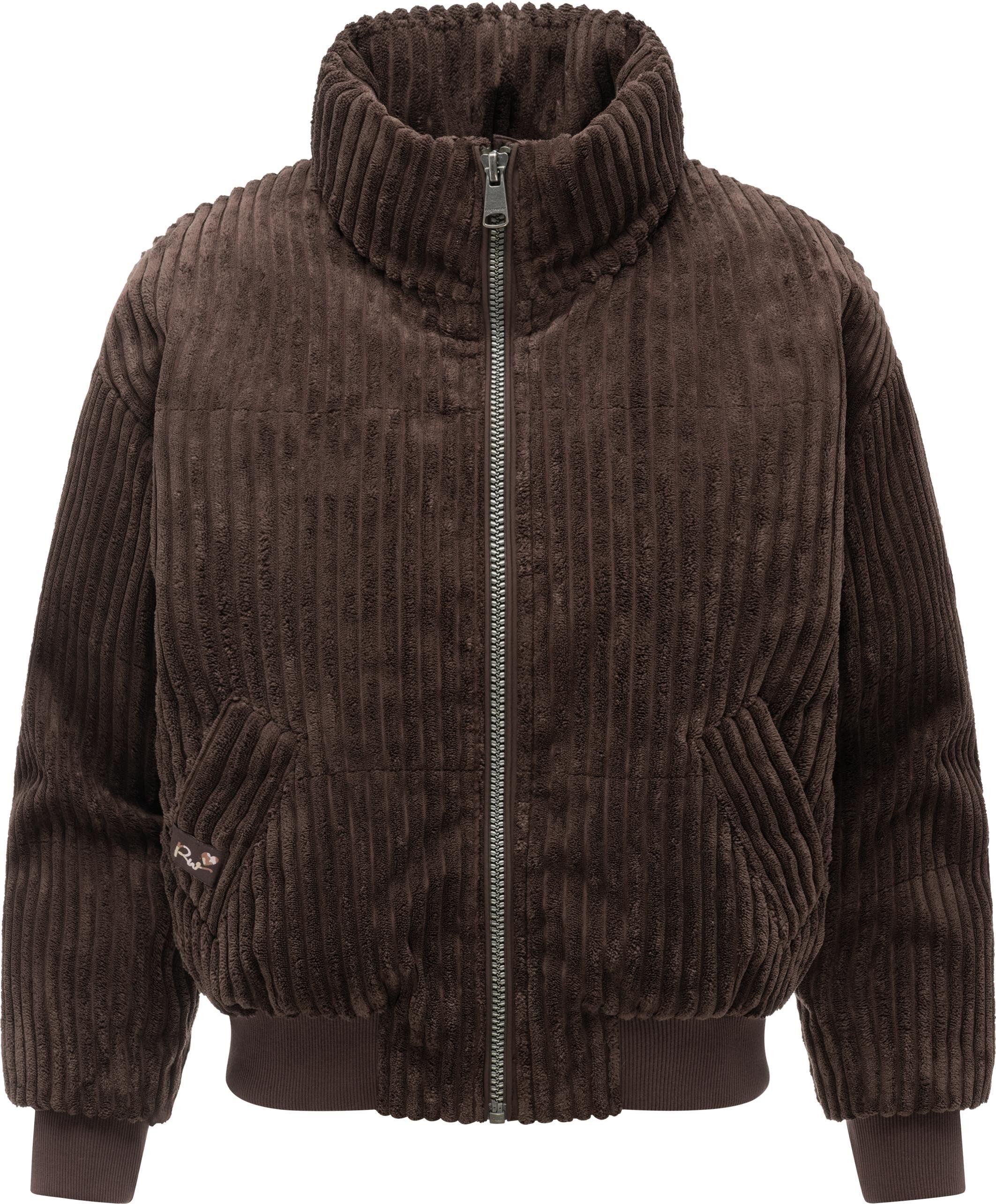 Ragwear Cordjacke Tillie Cordy Y Warme Damen Kordjacke mit Stehkragen