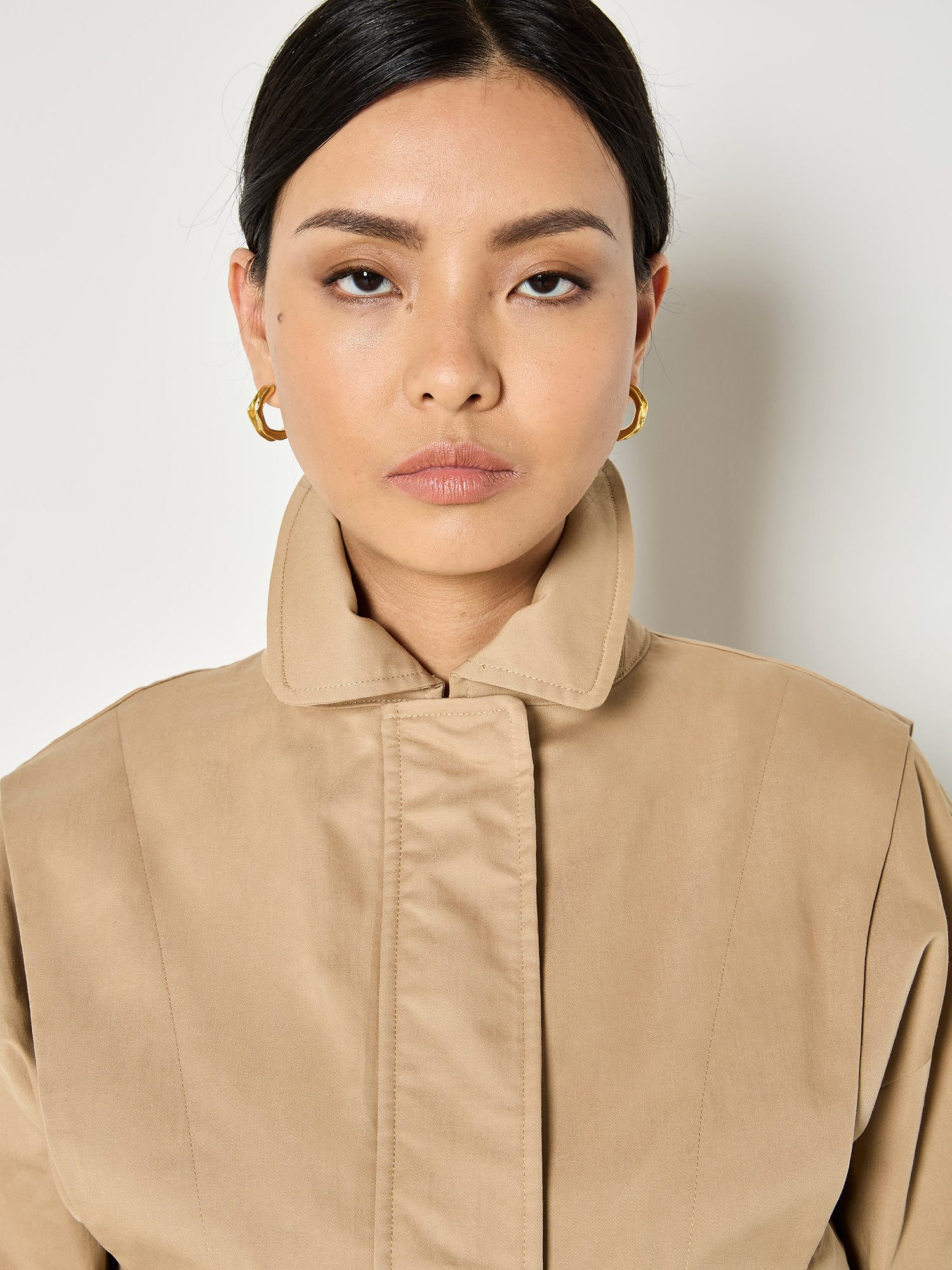 Apricot Kurzjacke Bomberjacke mit Falten – Bild 4 von 5