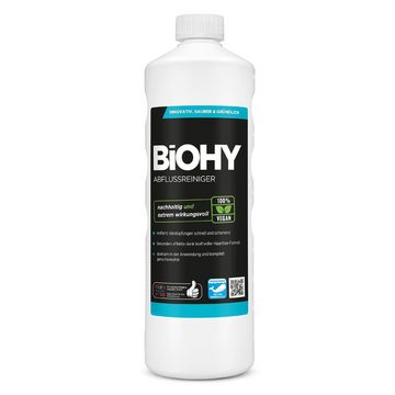 BiOHY Abflussreiniger 2er Pack (2 x 1 Liter Flasche) Rohrreiniger
