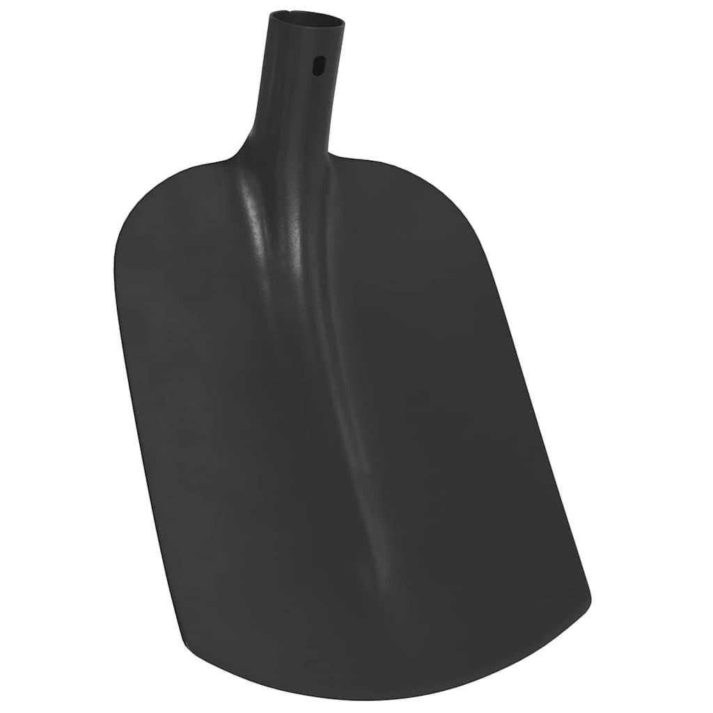 vidaXL Spaten Schaufelkopf Schwarz 34,5 x 24 cm Pulverbeschichteter Stahl, (1-St)