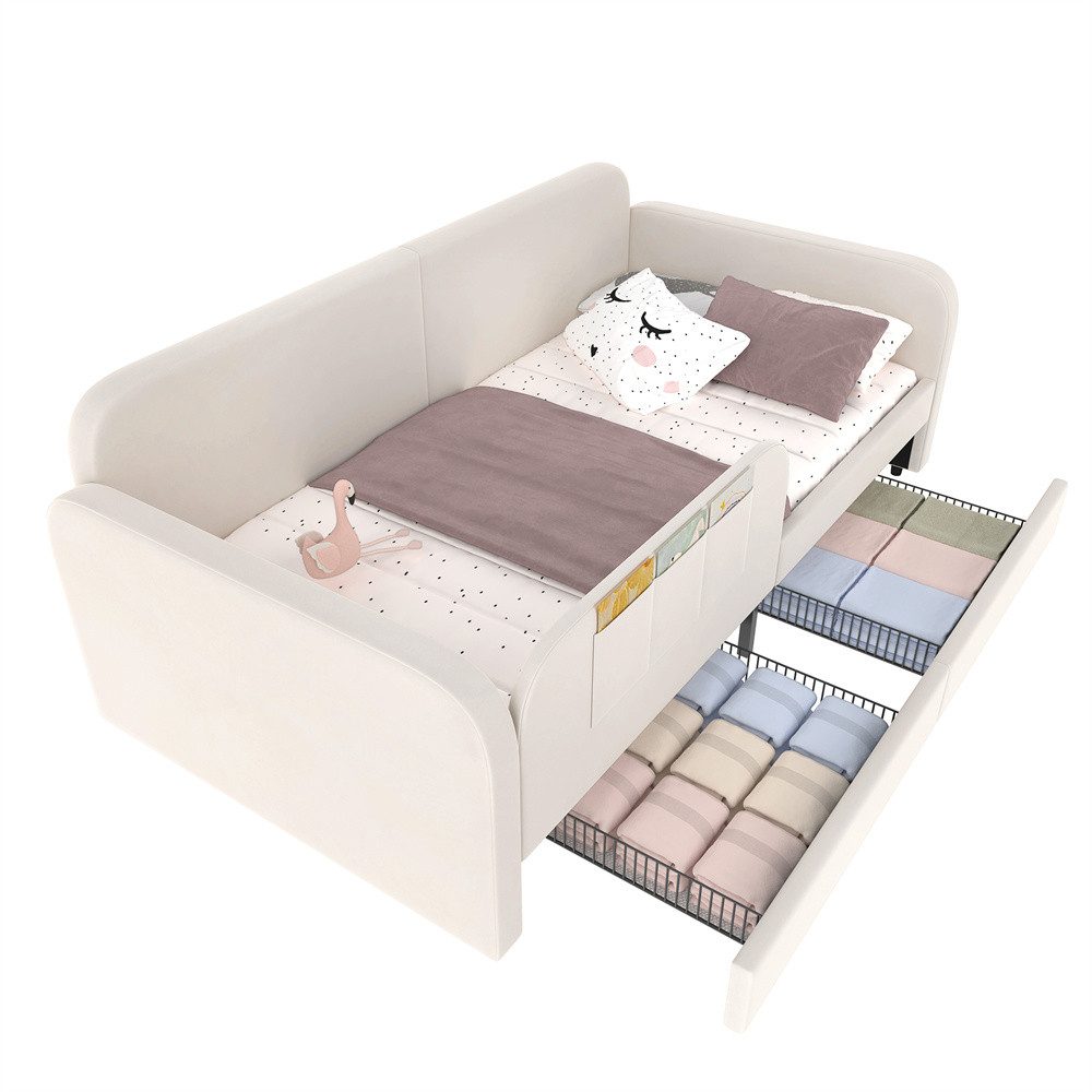 Sweiko Daybett Tagesbett 90x200cm,Schlafsofa mit Metallbettgestel, (Polster günstig online kaufen