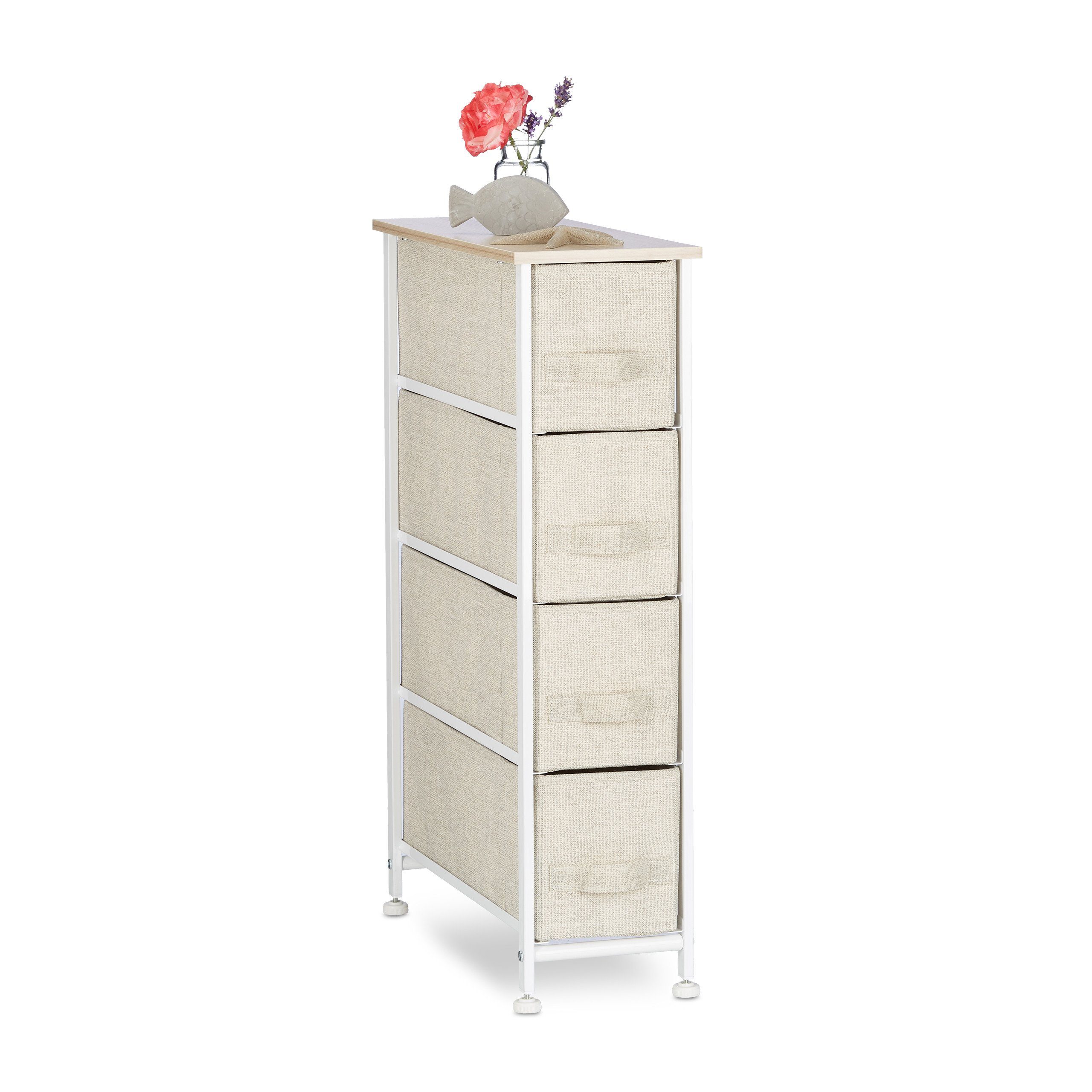 relaxdays Standregal Regalsystem verschiedene Varianten beige, D günstig online kaufen