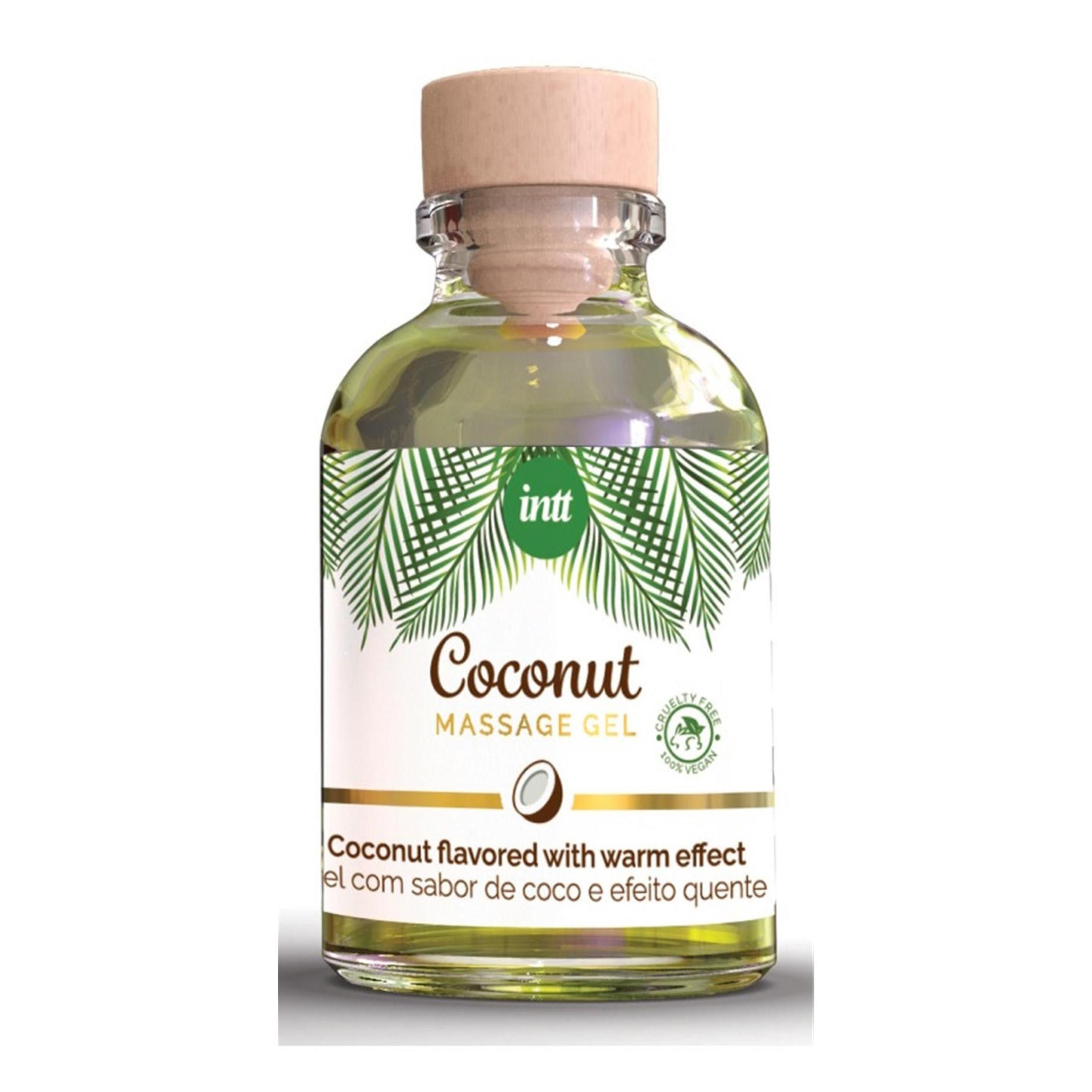 INTT Gleit- und Massagegel 30 ml - intt Massage Gel Coconut 30ml