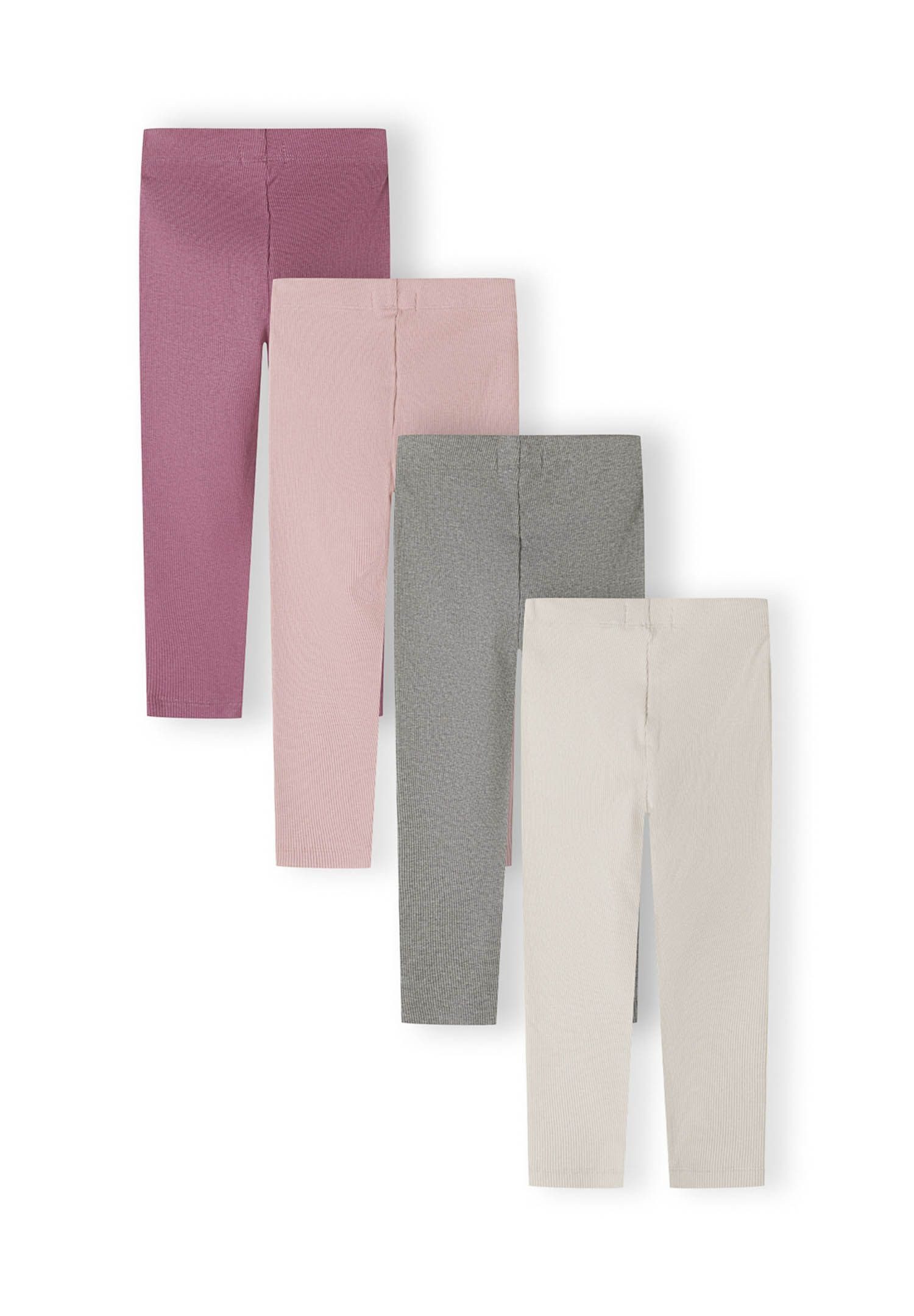 MINOTI Leggings 4er-Pack- gerippte Leggings mit elastischem Bund (9m-8y) günstig online kaufen