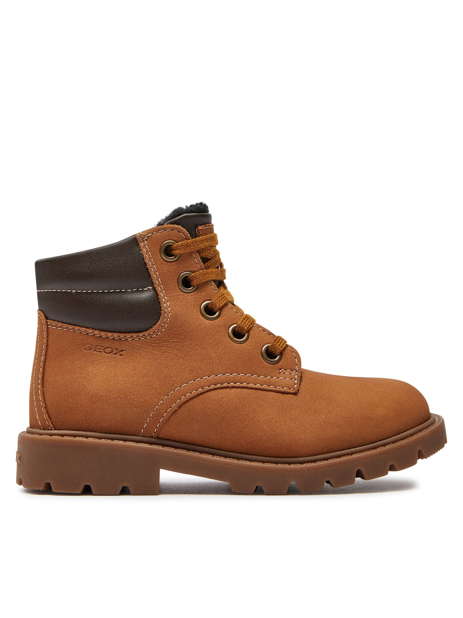 Geox Schnürstiefeletten J Shaylax B. B J46FAB 032BC C0930 S Braun Schnürstiefelette