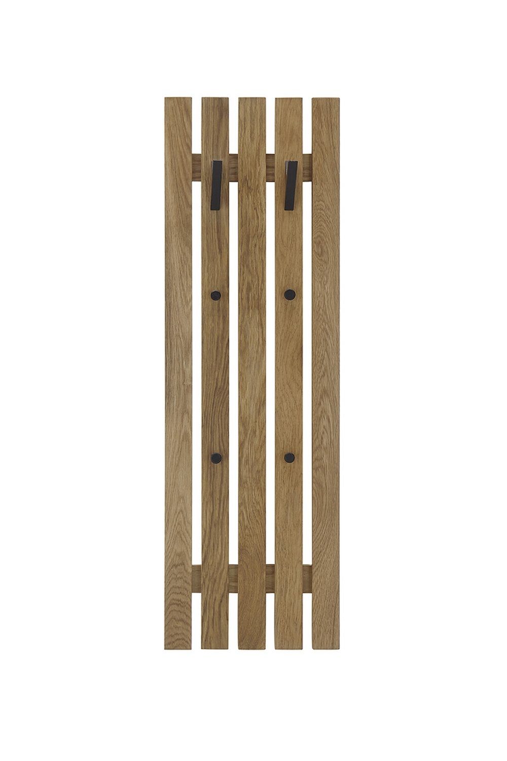MCA furniture Garderobenpaneel in holzfarben, Eiche massiv geölt - 38x120x14 (BxHxT)