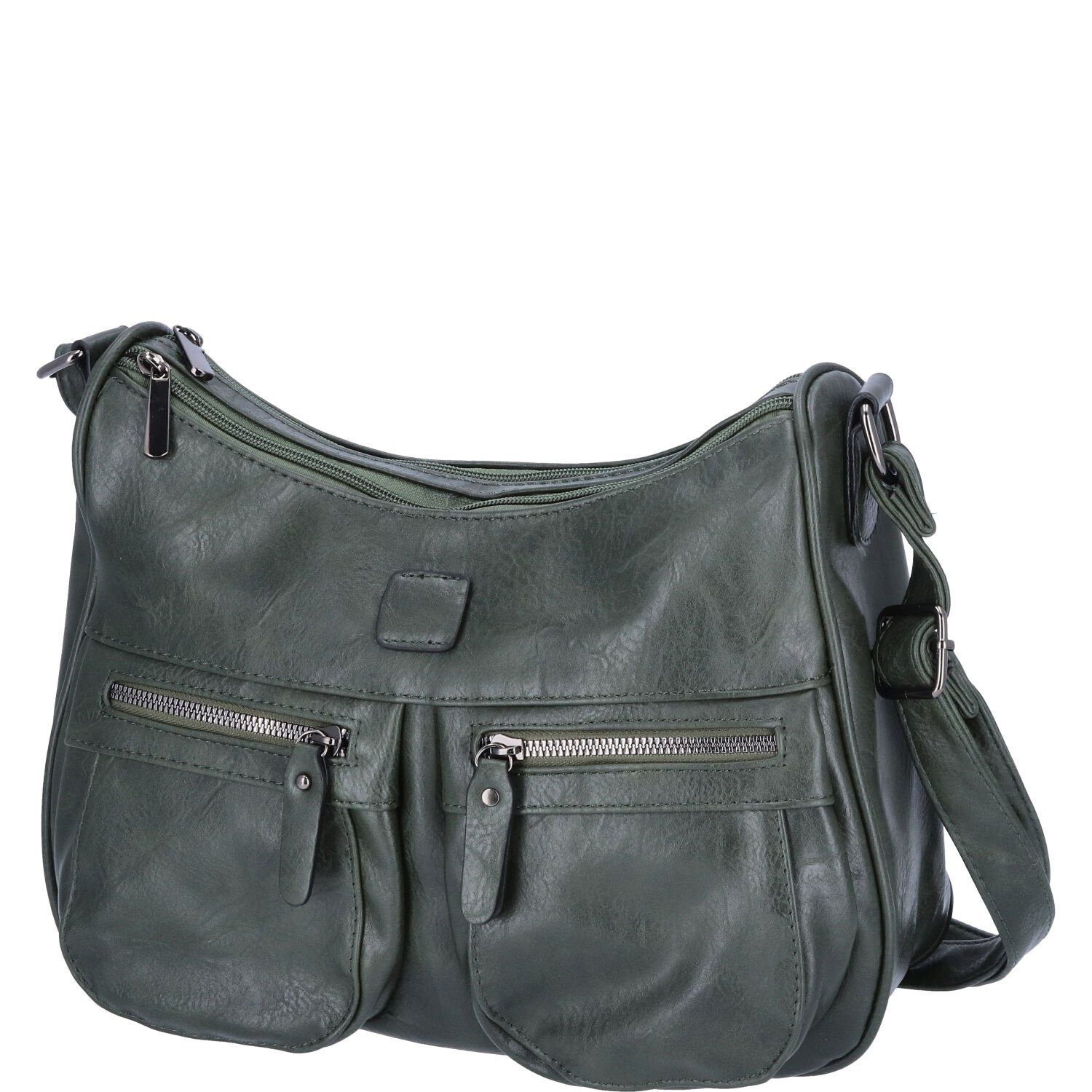 Umhängetasche Antonio Damen Handtasche grün