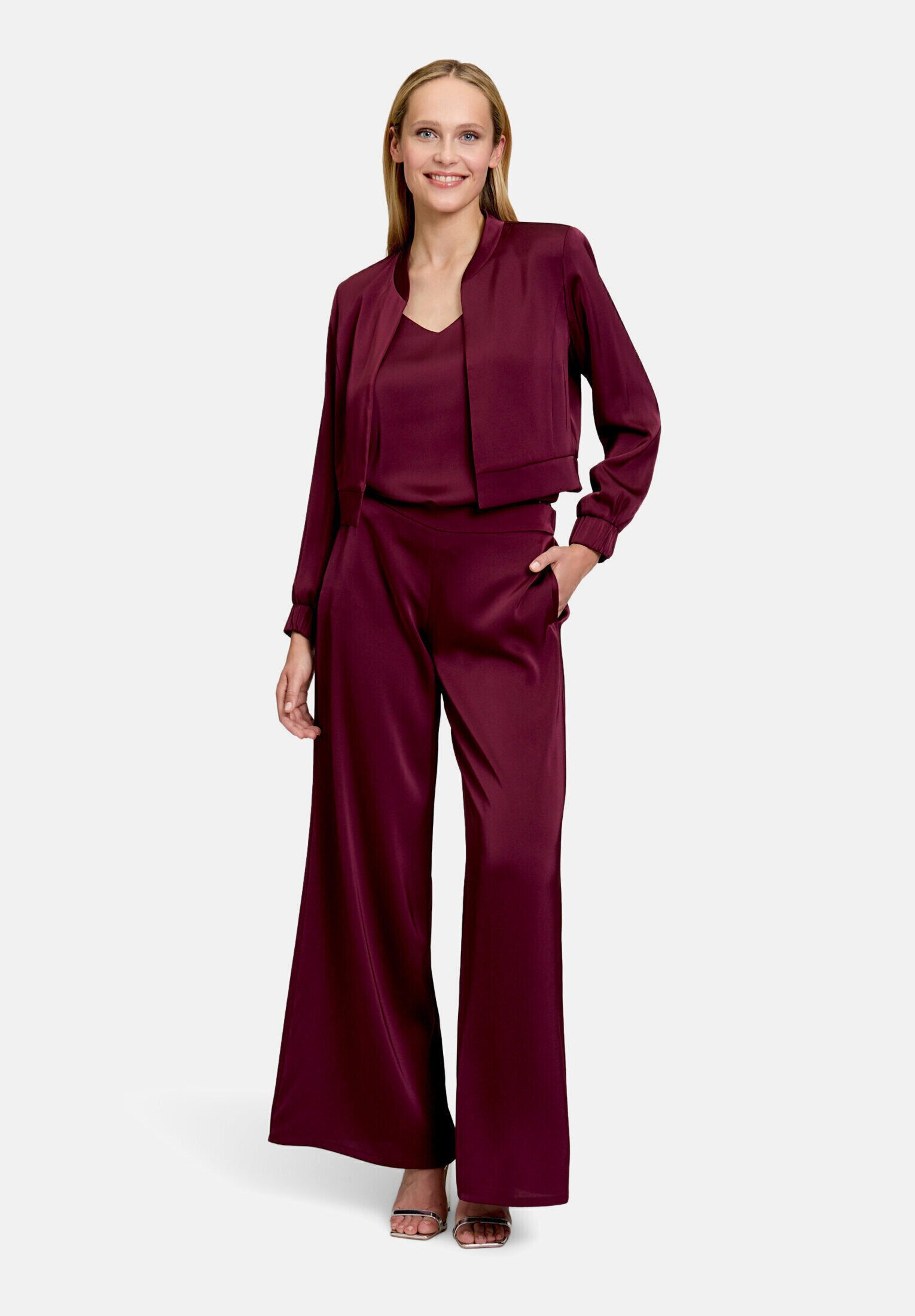 Vera Mont Stoffhose Damen mit Taschen Material