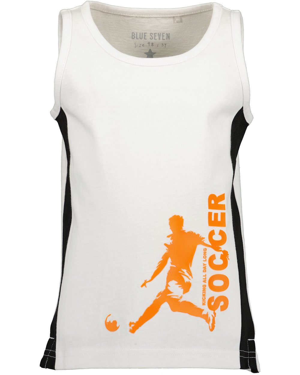 Blue Seven Muskelshirt Blue Seven Jungen TankTop T-Shirt Fußball weiß (1-tlg)