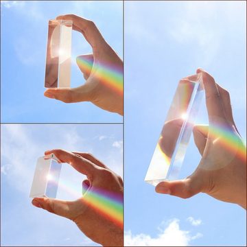 Belle Vous Lernspielzeug Kristall Prisma Dreieck mit Tasche, Stoff & Geschenkbox - NEU, STK K9 Kristall Prisma Dreieck mit Tasche, Tuch & Geschenkbox