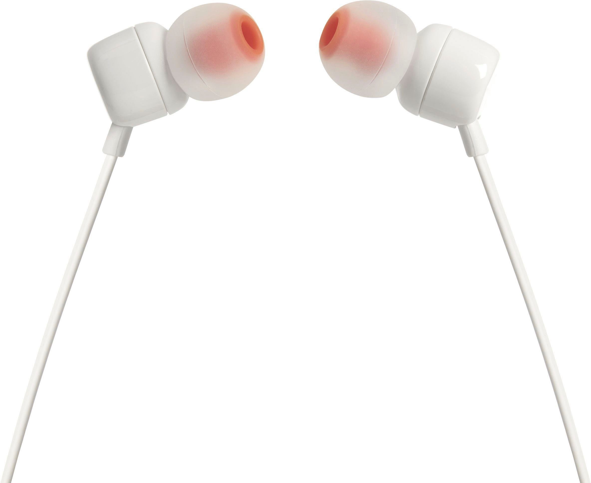 JBL In-Ear-Kopfhörer weiß T110