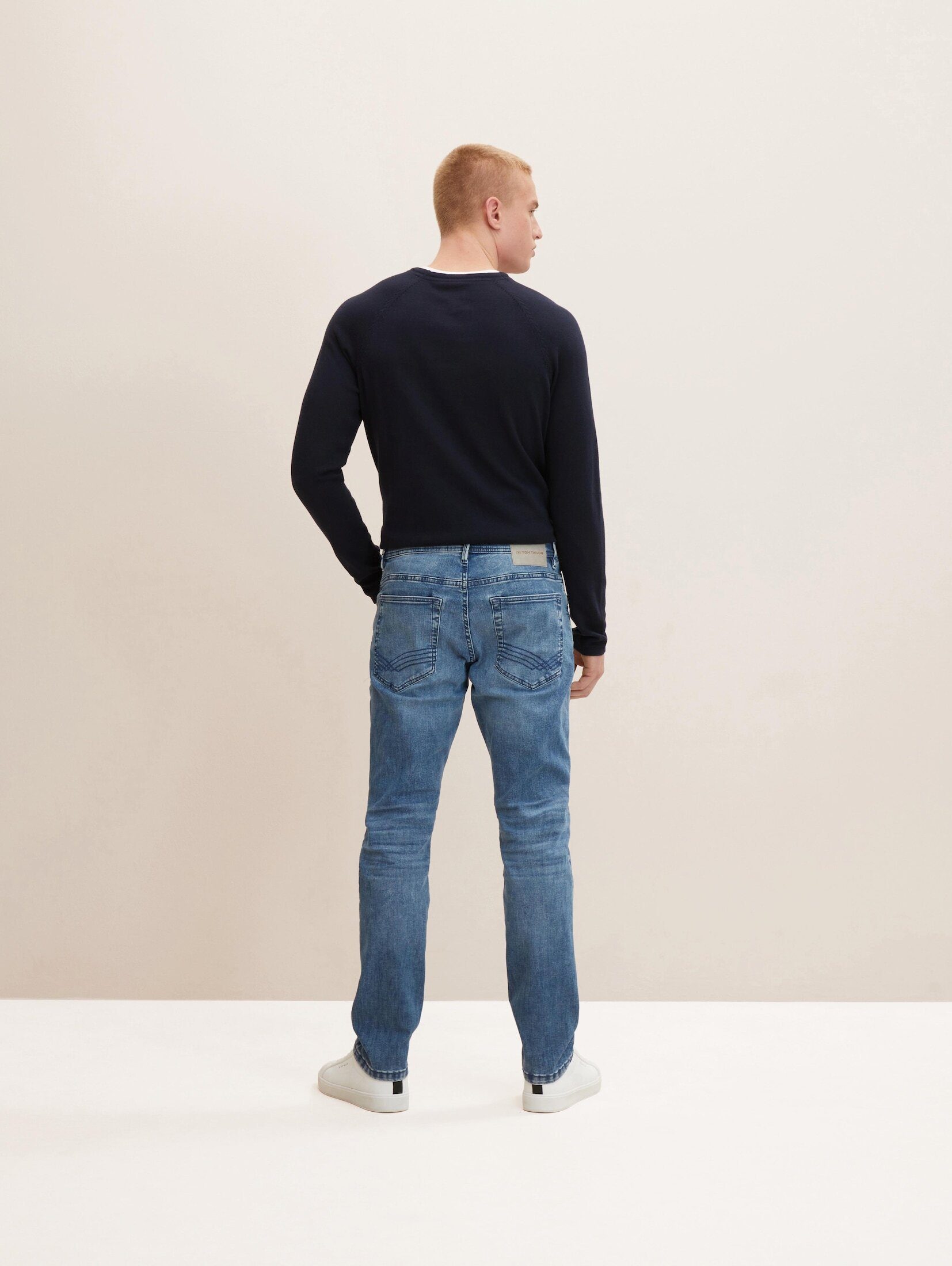TAILOR Stone Used Light Jeans Slim Regular Straight-Jeans Denim LYCRA ® Josh Blue TOM mit