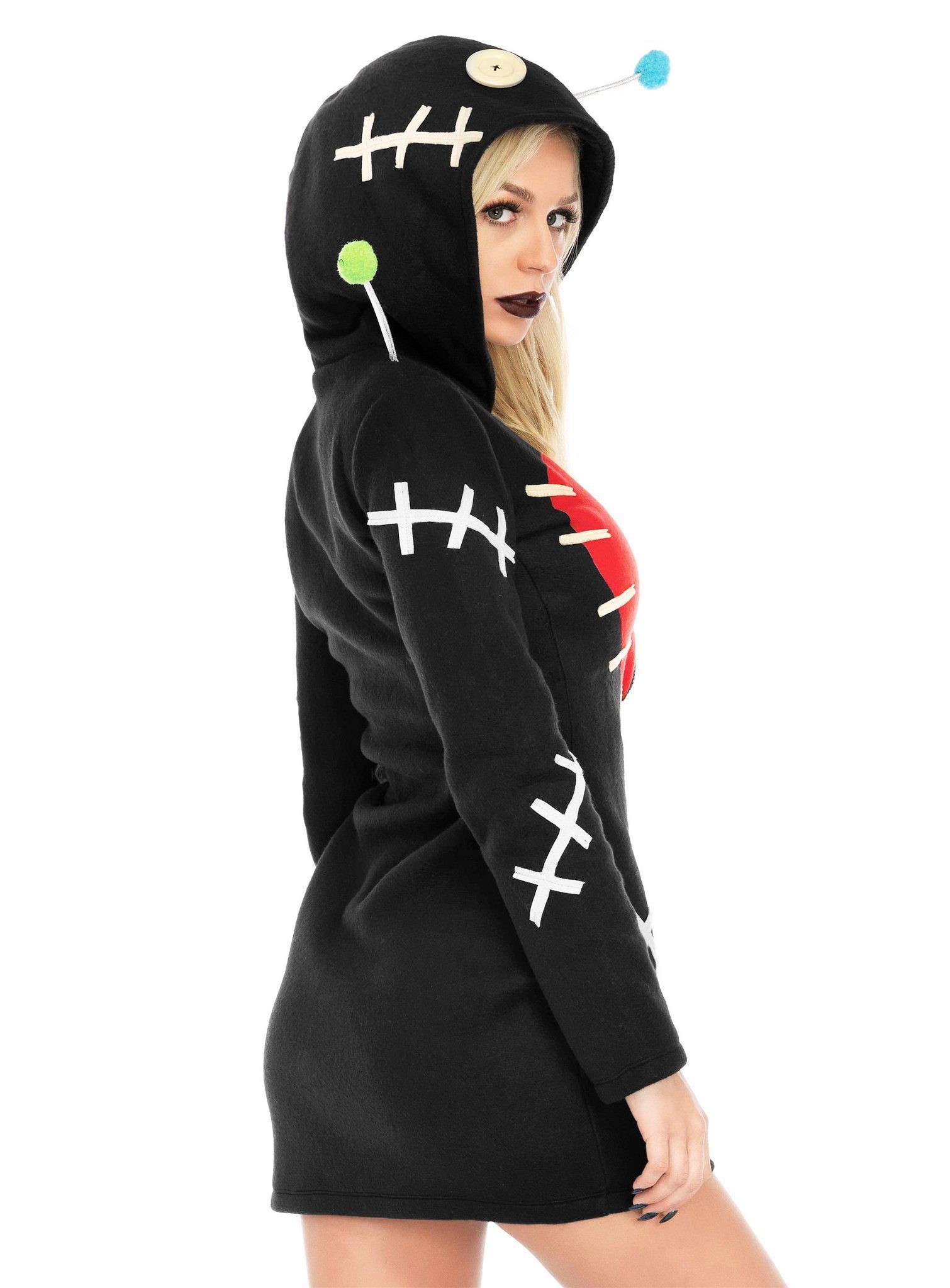 Leg Avenue Kostüm Voodoopuppe Hoodie Dress günstig online kaufen
