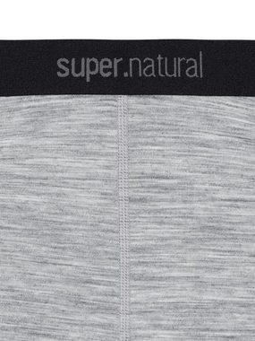 SUPER.NATURAL Funktionstights Merino Tight W BASE SHORT TIGHT 175 funktioneller Merino-Materialmix