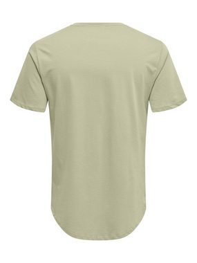 ONLY & SONS T-Shirt Langes Rundhals T-Shirt Kurzarm Shirt ONSMATT Stretch Basic (1-tlg) 3971 in Hellgrün