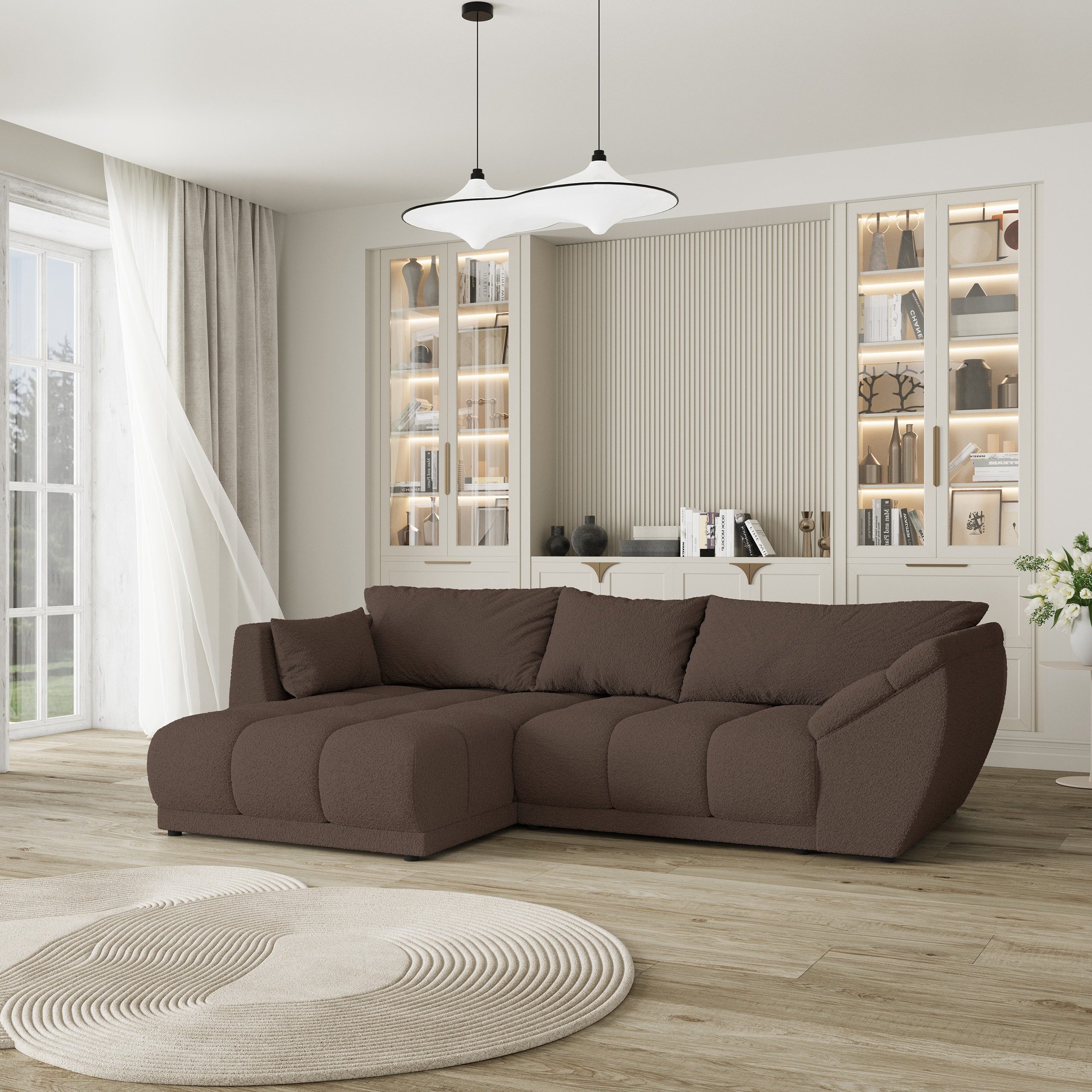 Masseno Ecksofa ORENTI mit Schlaffunktion L-Form, günstig online kaufen