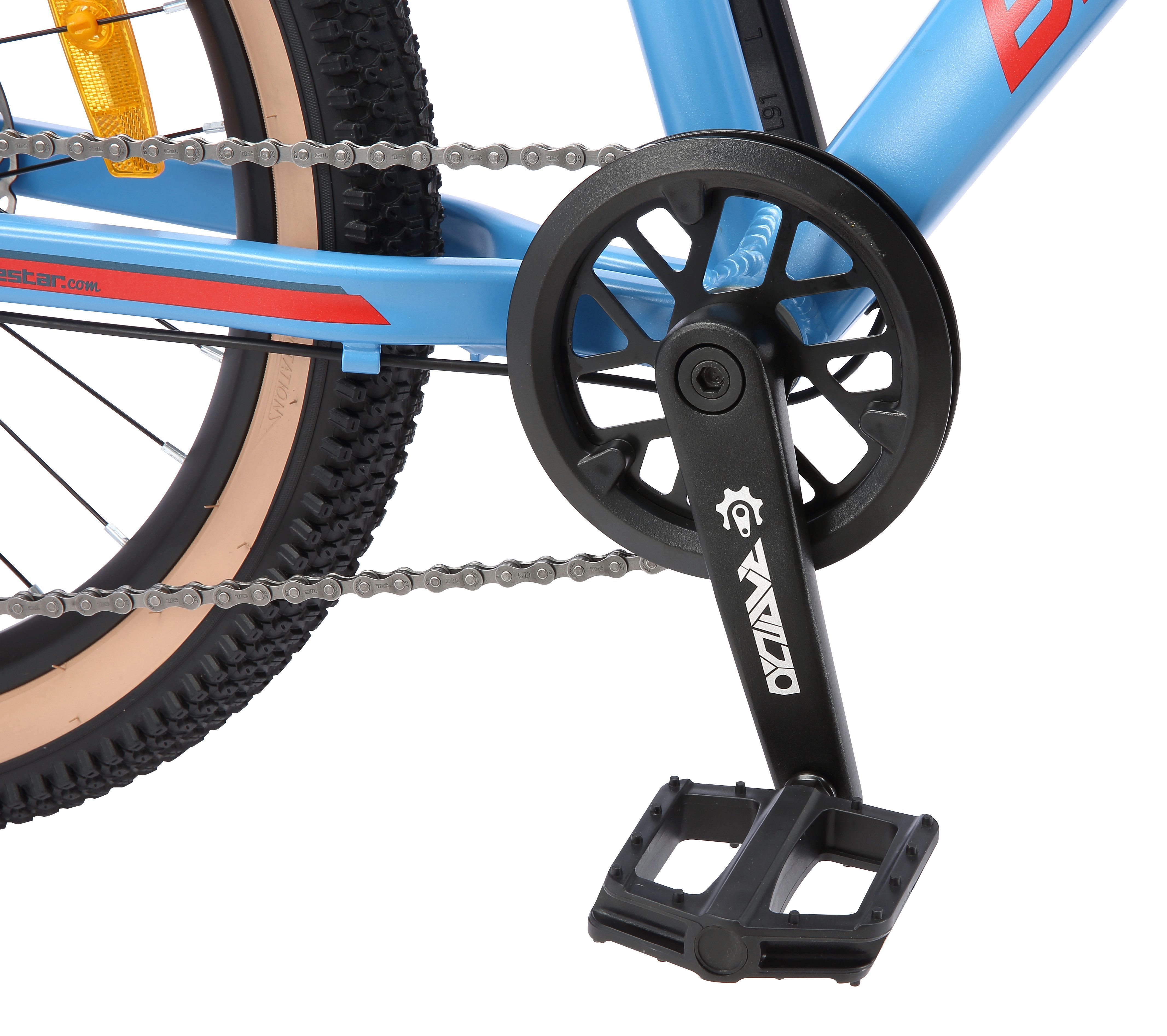 Bikestar Jugendfahrrad, 7 Gang Shimano RD-TY21 Schaltwerk, Kettenschaltung