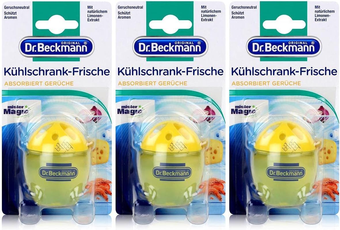 Dr. Beckmann Dr. Beckmann Kühlschrank Frische Limone 3er Pack (3 x 40 g) Allzweckreiniger (3-St)