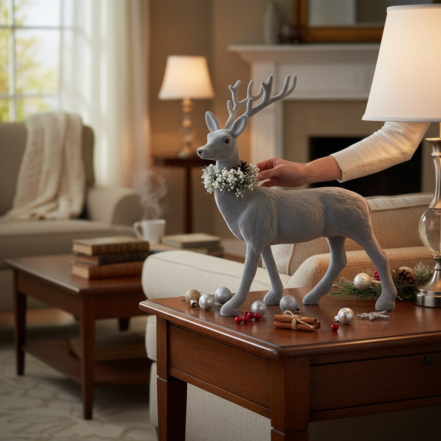 Macosa Home Dekofigur Deko Hirsch stehend günstig online kaufen