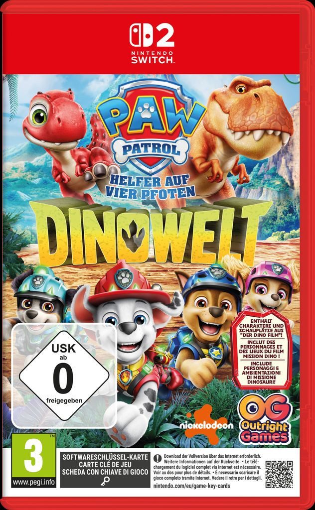 Paw Patrol: Dinowelt (Softwarekarte), Nintendo Switch 2