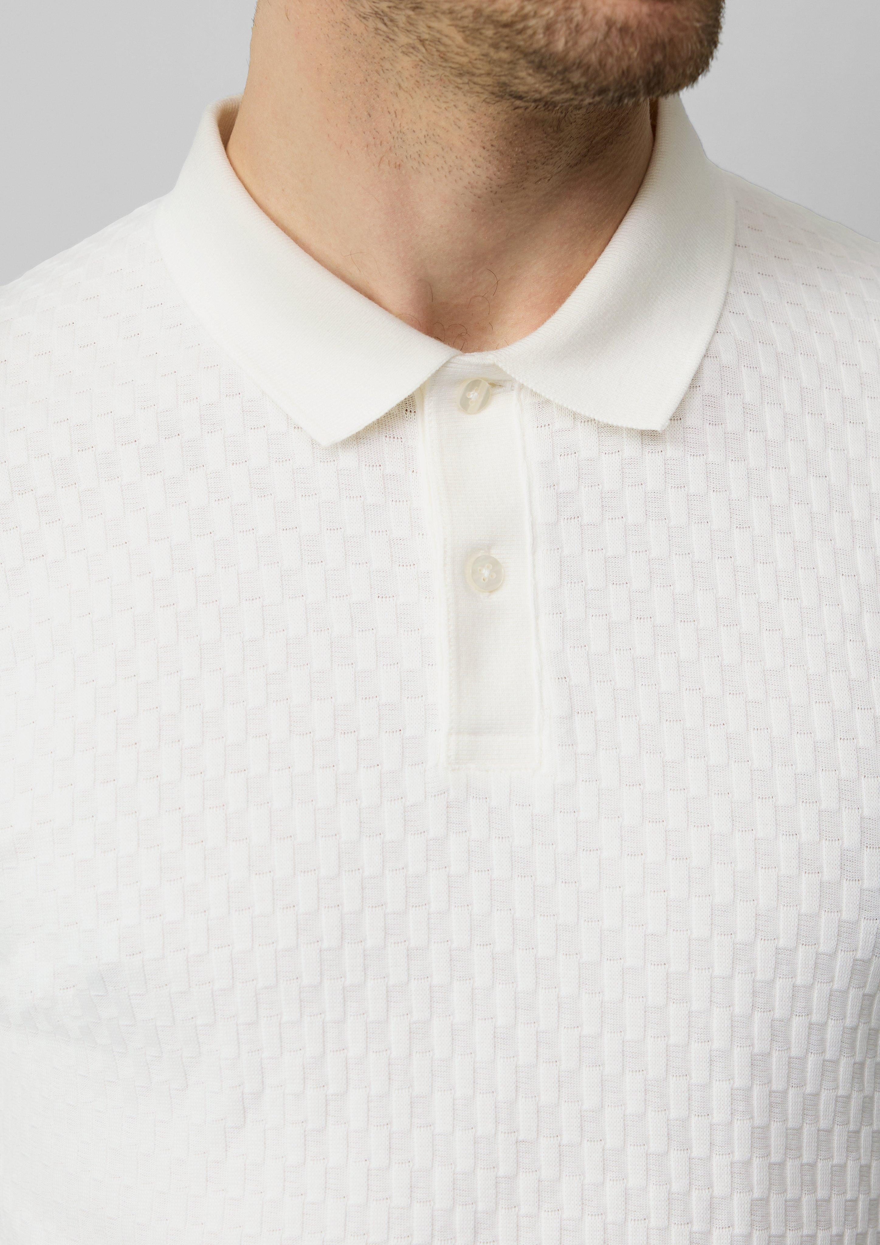 s.Oliver BLACK LABEL Kurzarmshirt Poloshirt aus günstig online kaufen