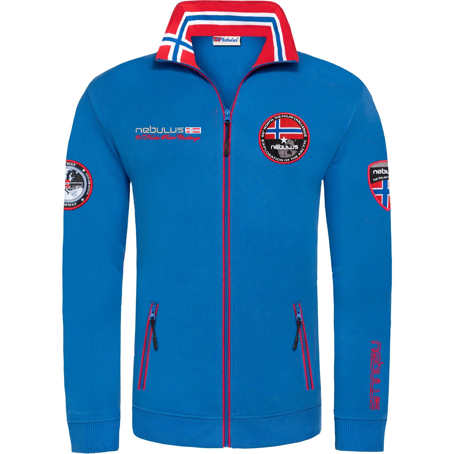 Nebulus Sweatjacke COMEBACK, P4119 - Herren, kobaltblau, L günstig online kaufen