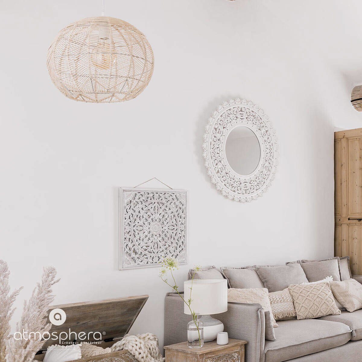 Atmosphera Créateur d'intérieur Pendelleuchte, Leuchte mit Dekofunktion, oh günstig online kaufen