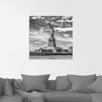Artland Glasbild New York City Freiheitsstatue, Amerika (1 St), in verschiedenen Größen