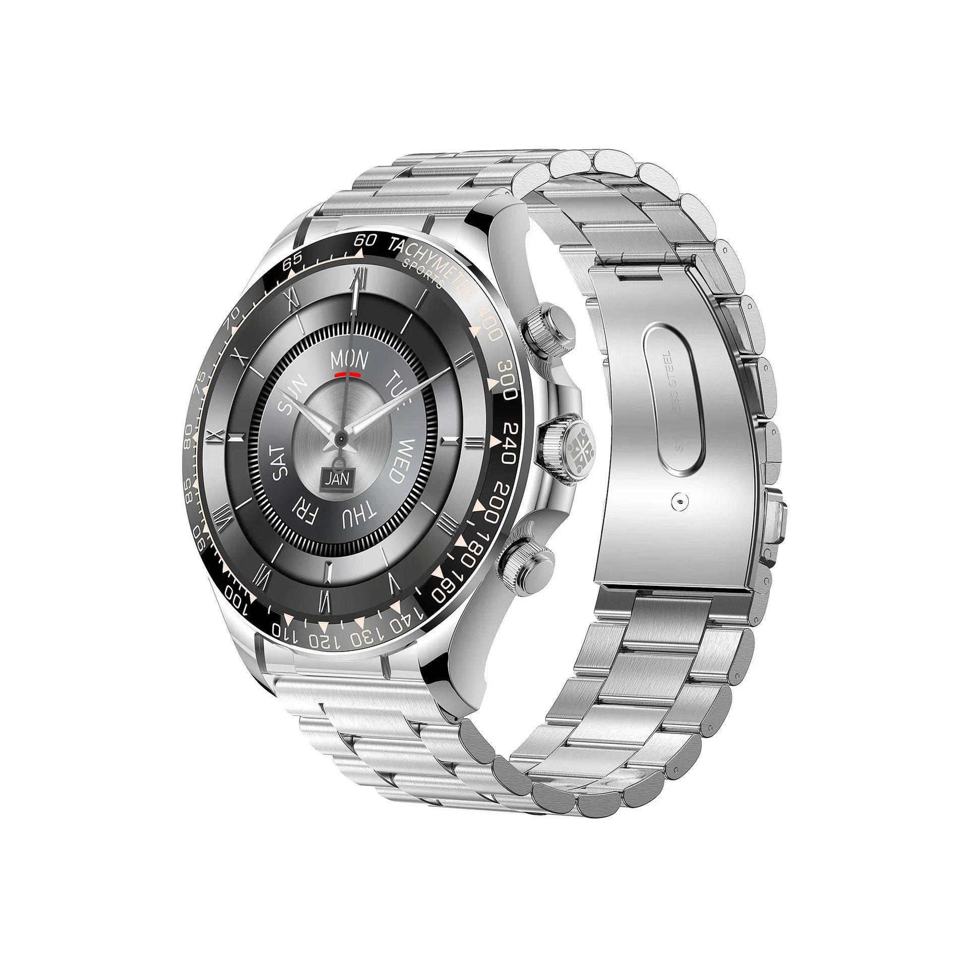 HS Smart Uhr Männer Bluetooth Fitness GPS Anruf Für Android IOS AMOLED Smartwatch