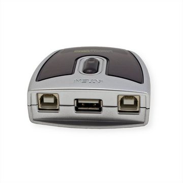 Aten US221A USB 2.0-Peripheriegeräte-Switch mit 2 Ports Computer-Adapter