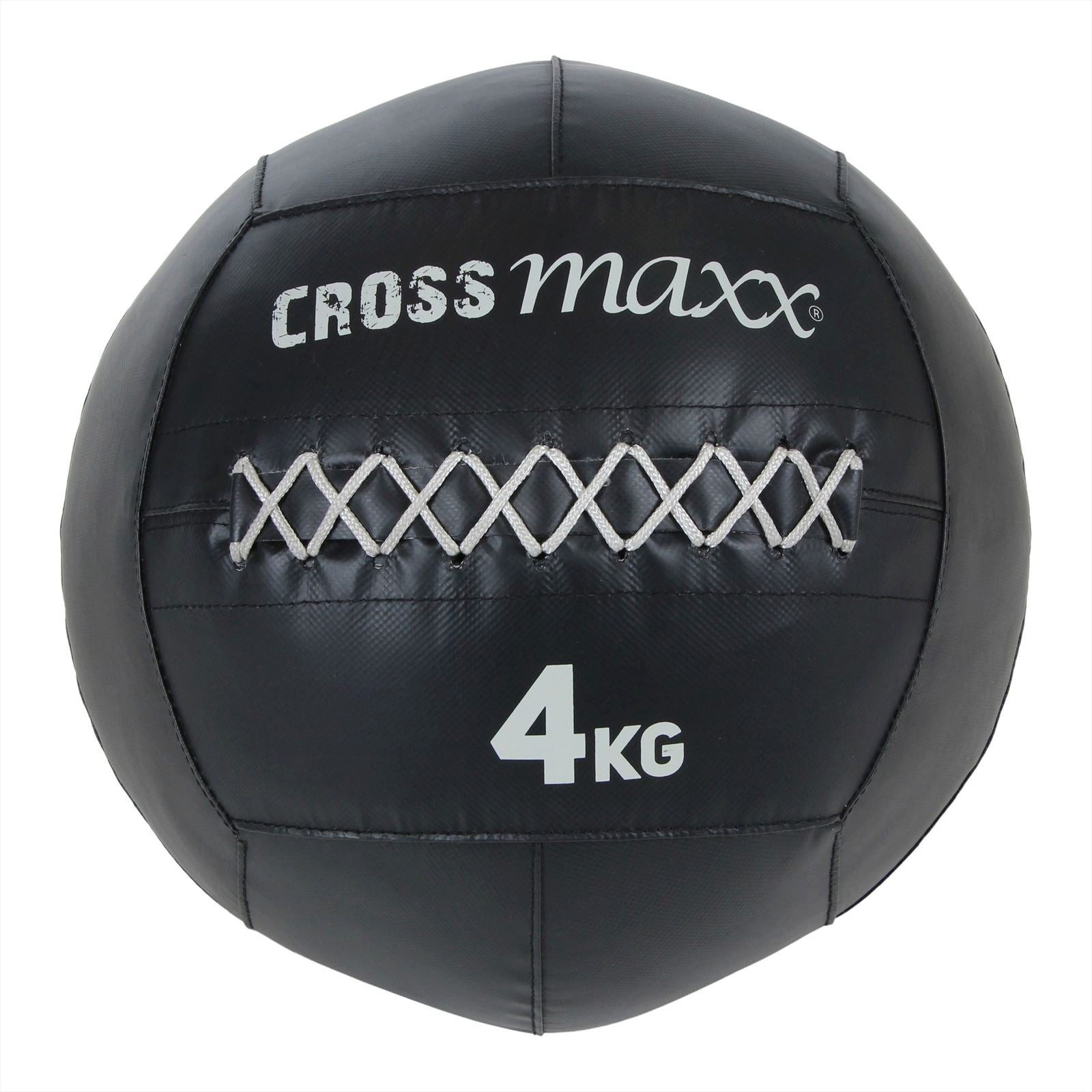 Lifemaxx Medizinball Lifemaxx Crossmaxx Pro Wall Ball 4 kg Schwarz
