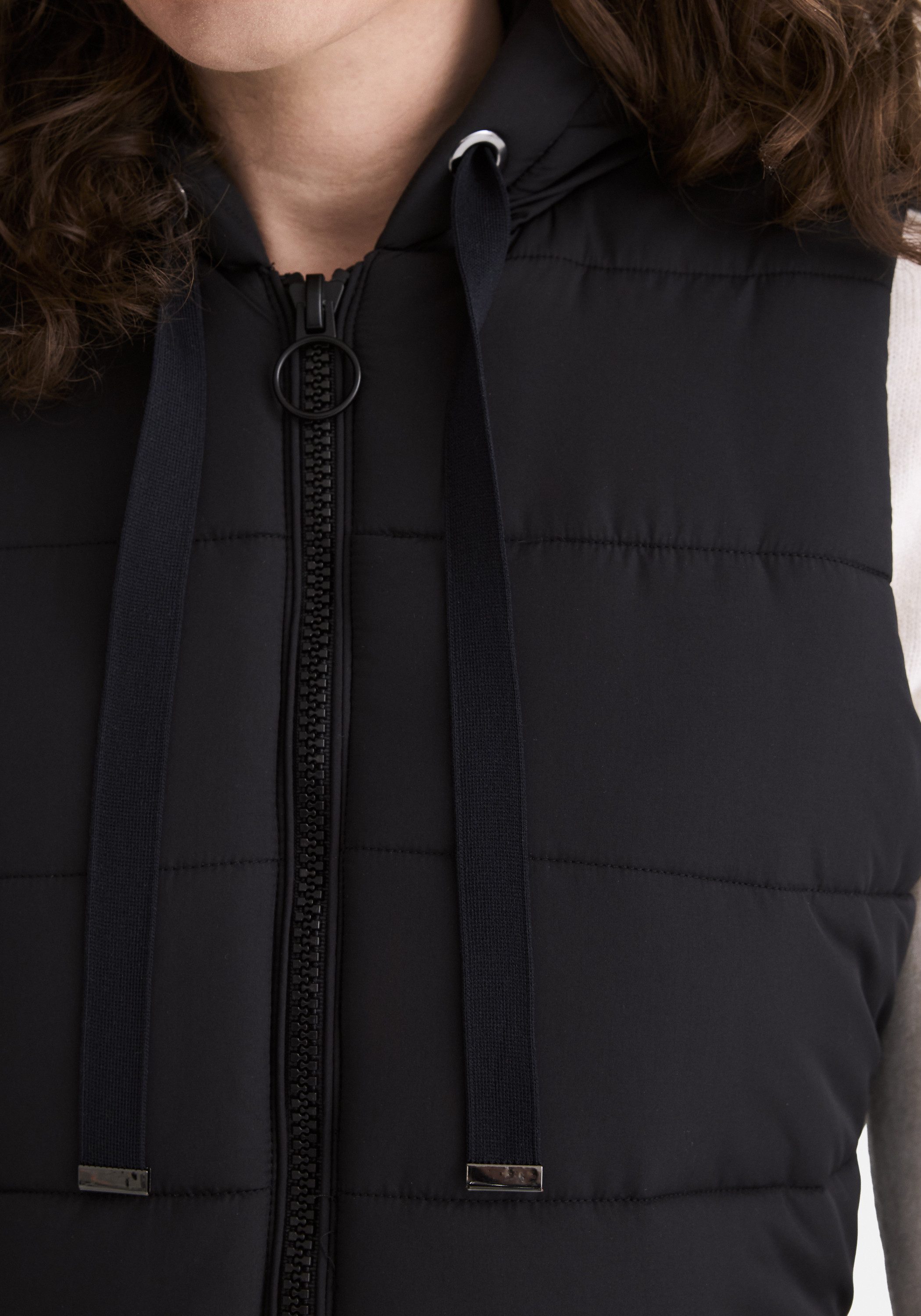 STOOKER WOMEN Steppweste WANDA mit Kapuze Steppweste Steppweste figurumspielend für Damen