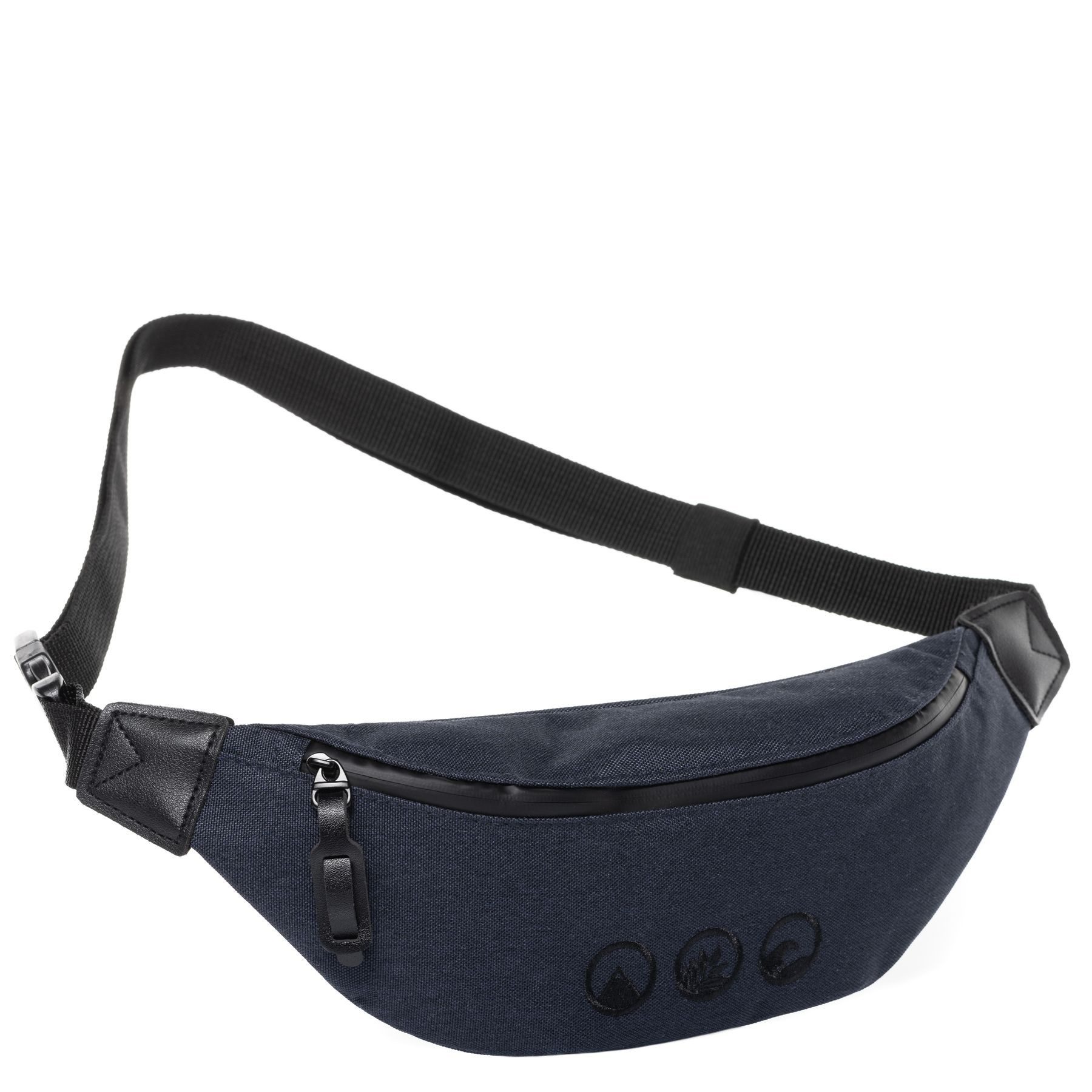 Umhängetasche Brusttasche groß Sling Bag, Bauchtasche ALANI blau