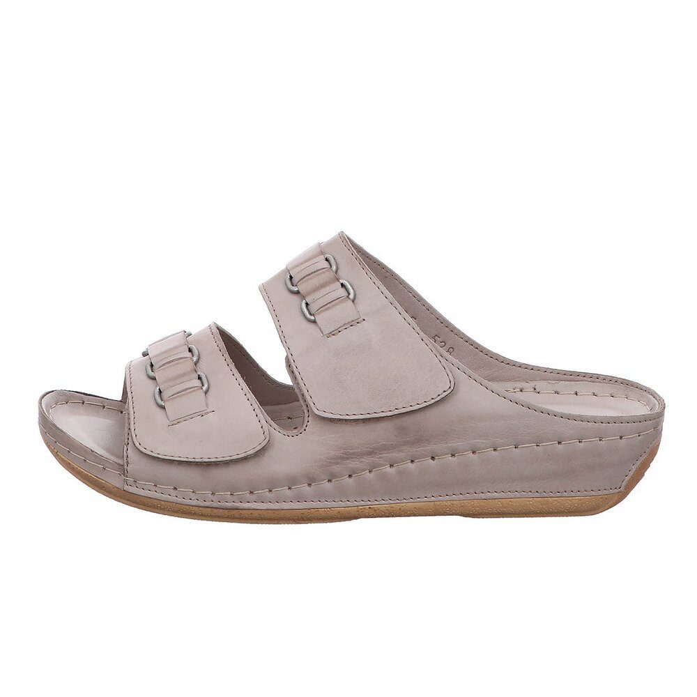 Gemini Gemini - Anilina Pantolette - Beige Pantolette günstig online kaufen