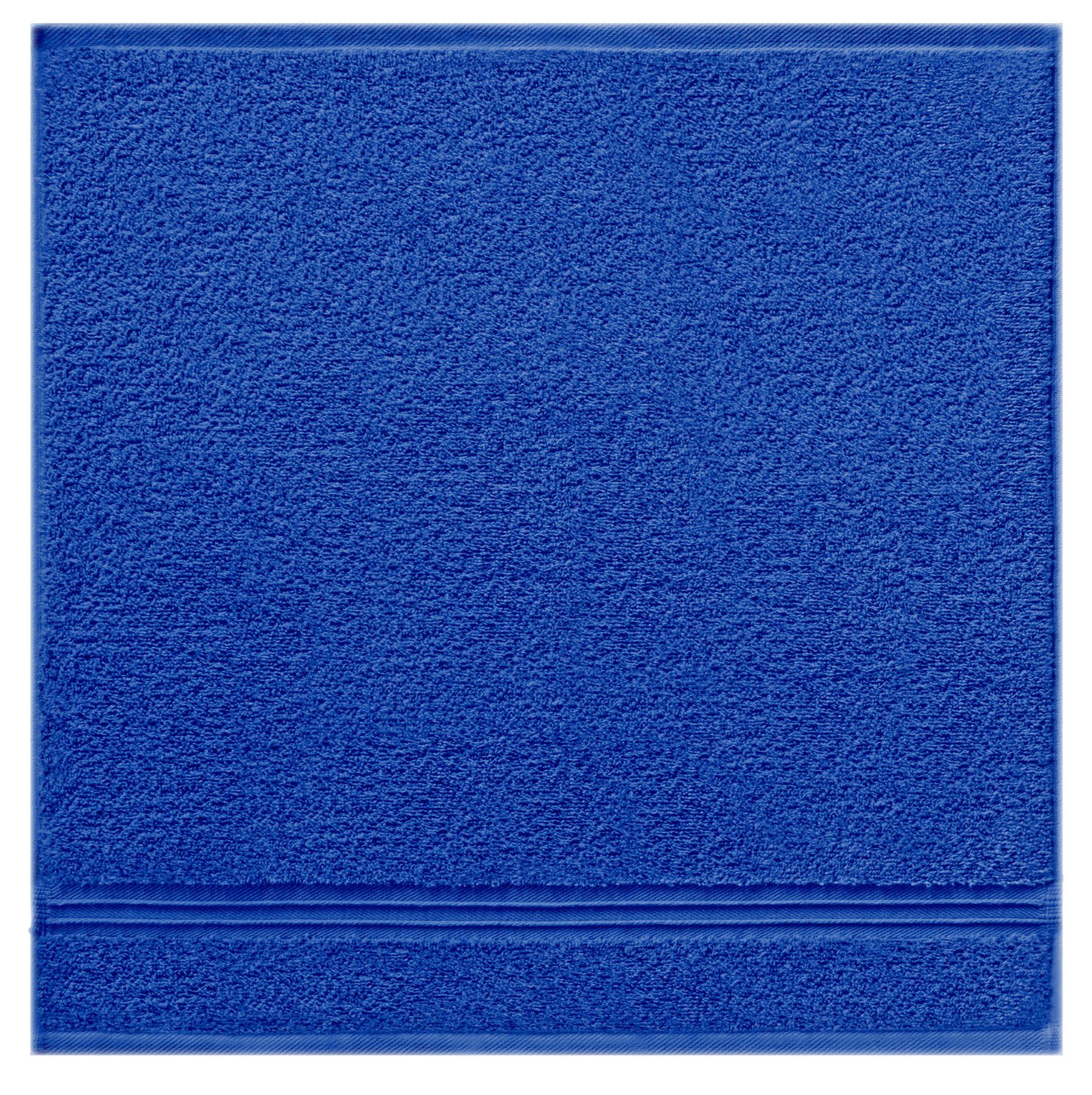 blau Frottee, (Spar-Set, Küchenhandtücher Handtuch 4-tlg), Königs cm Baumwolle Blau Linz 50x50 Küchentücher, Lashuma Set