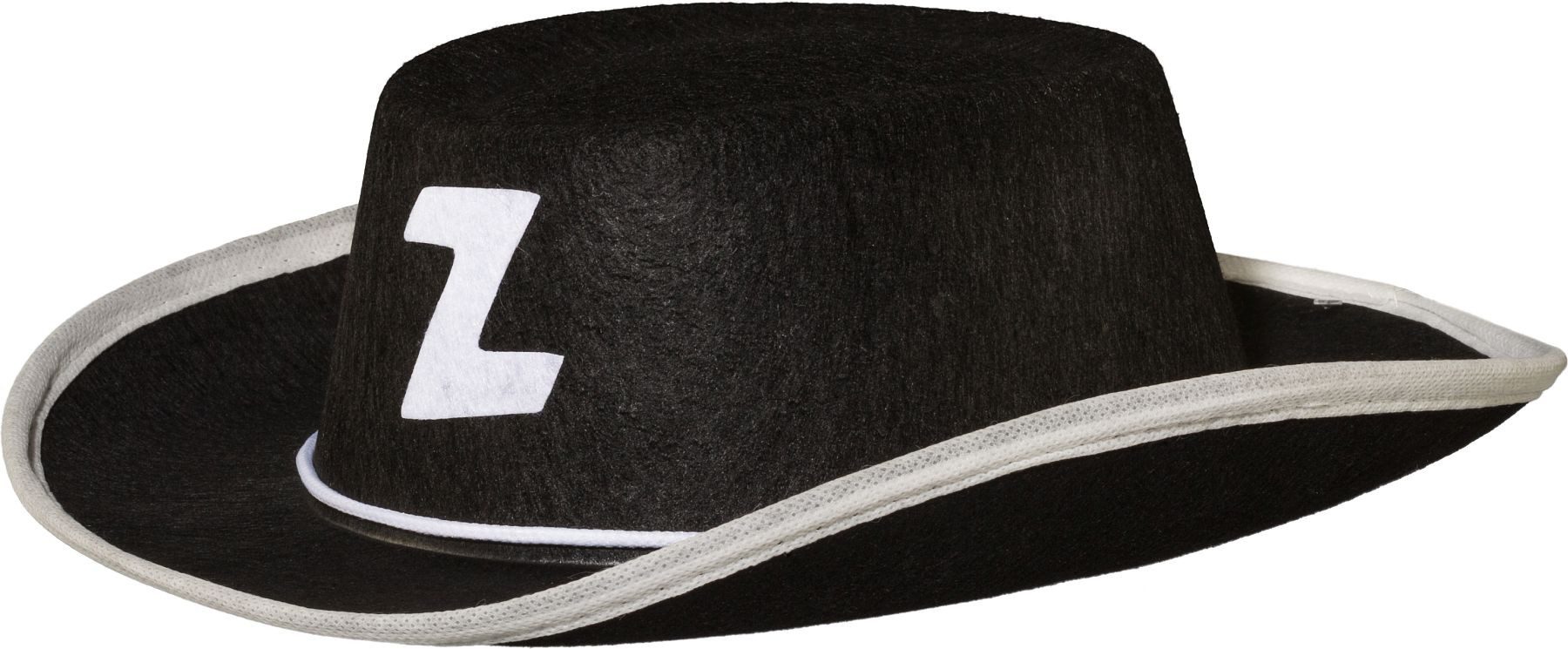 Orlob Kostüm Kinder Zorro Musketier Mittelalter Hut Schwarz Karneval Fasching Party