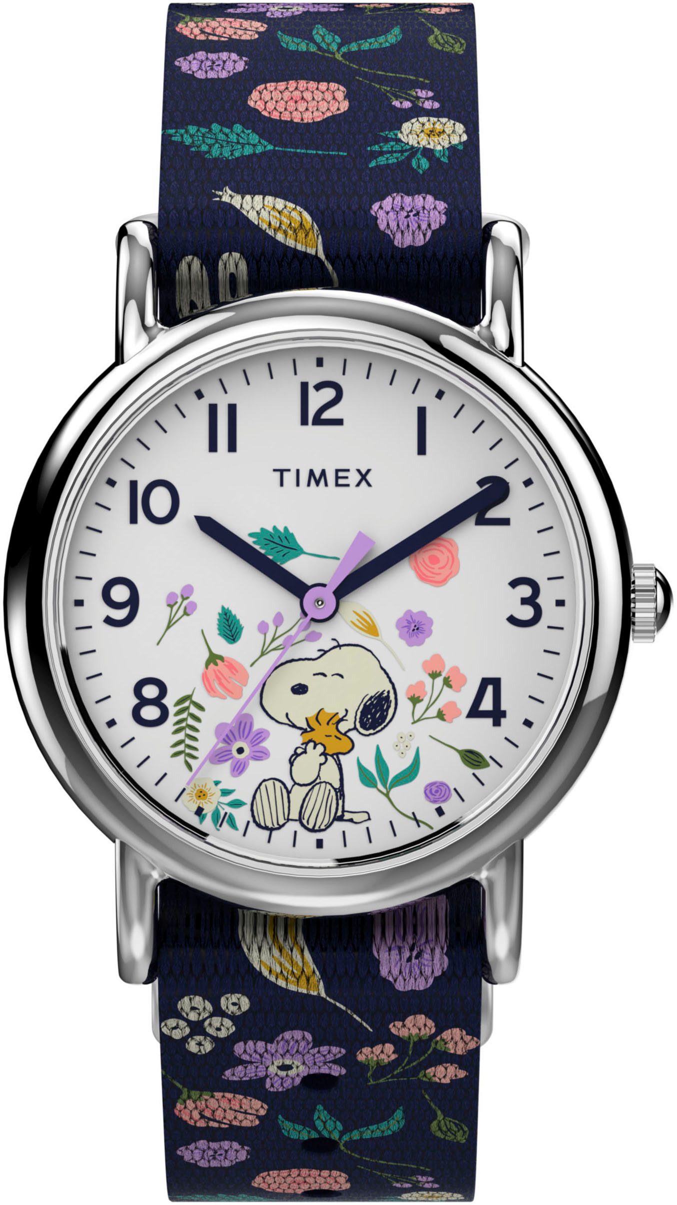 Timex Quarzuhr PEANUTS WEEKENDER TW2V45900VV, Armbanduhr, Kinderuhr, Lernuhr, Mädchen, Schulanfang, Geschenkidee