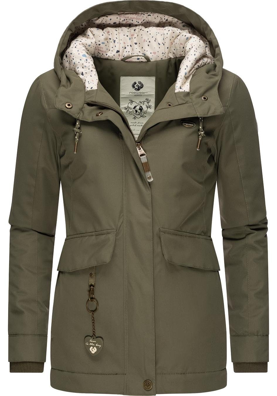Ragwear "Jazmin Remake II Intl." mit Kapuze wasserdichte Outdoorjacke mit K günstig online kaufen