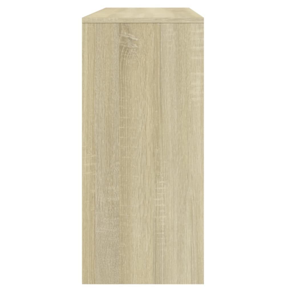 Holzwerkstoff furnicato Sonoma-Eiche (1-St) 100x35x76,5 Konsolentisch cm Beistelltisch