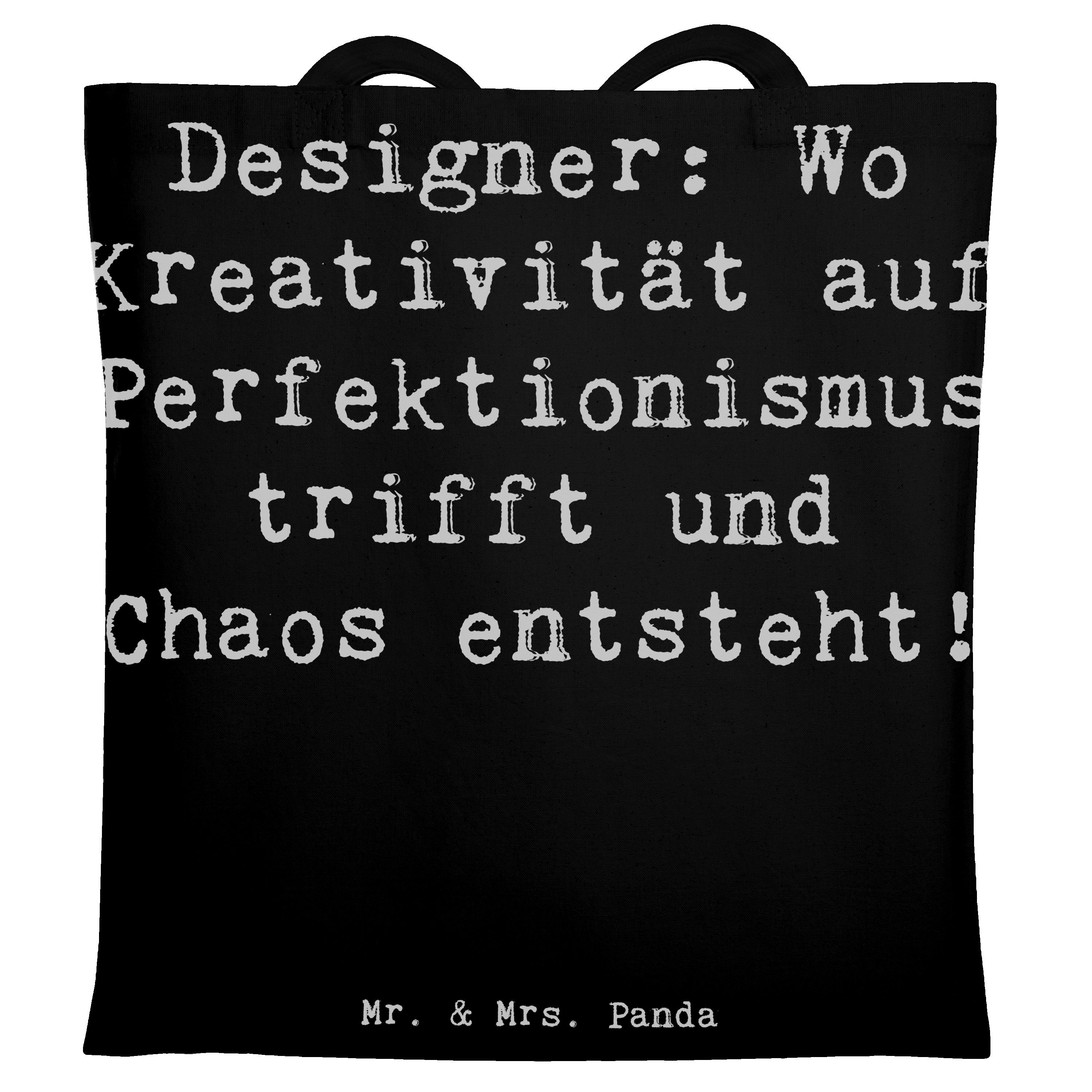 Tragetasche Designer Magie - Schwarz - Geschenk, kreative Disziplin, Einkaufstüte