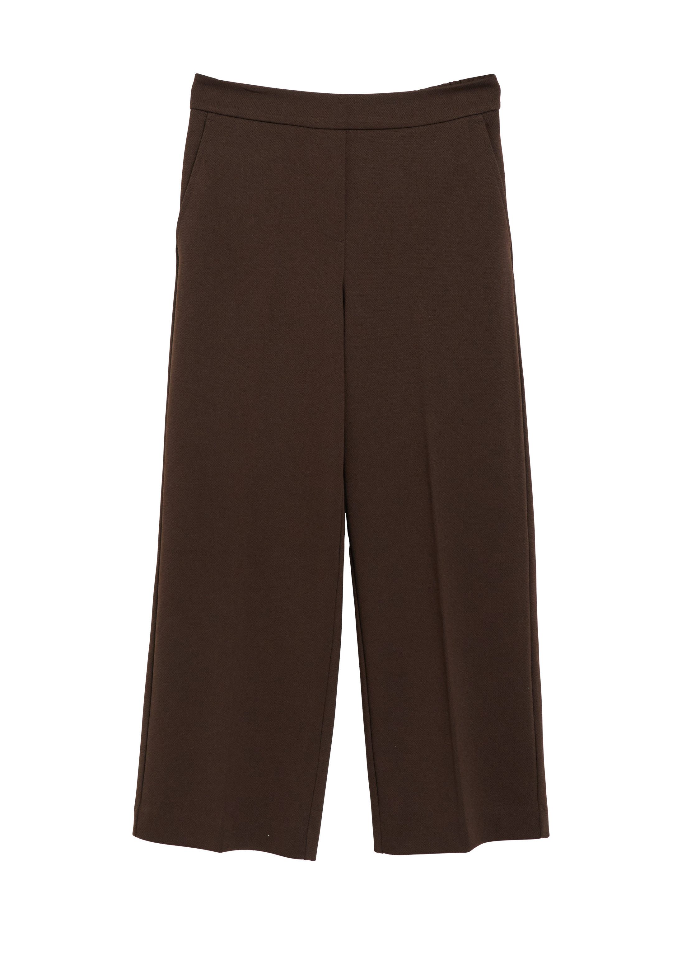 s.Oliver Culotte Hose Strukturierte Culotte mit Elastikbund