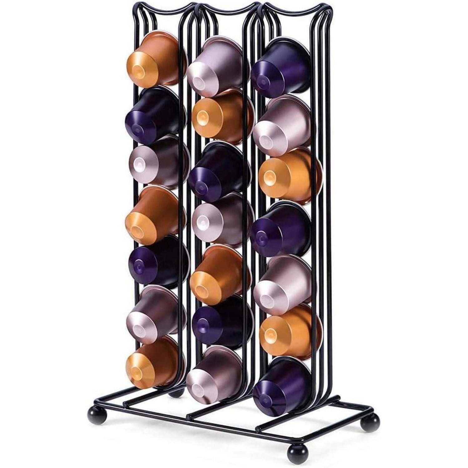 LuxusKollektion Kapselspender Kapselhalter für Nespresso Original 42 Kapseln Kaffeekapseln