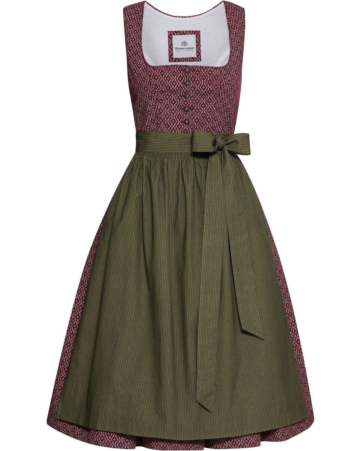 Hammerschmid Dirndl Midi Jacquard-Dirndl Braunsee