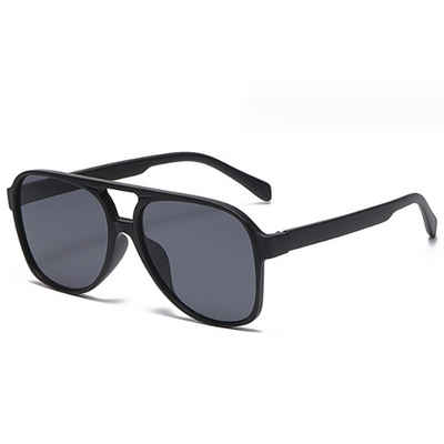 GelldG Sonnenbrille Vintage polarisiert Sonnenbrille Oval Pilotensonnenbrille UV400 Schutz