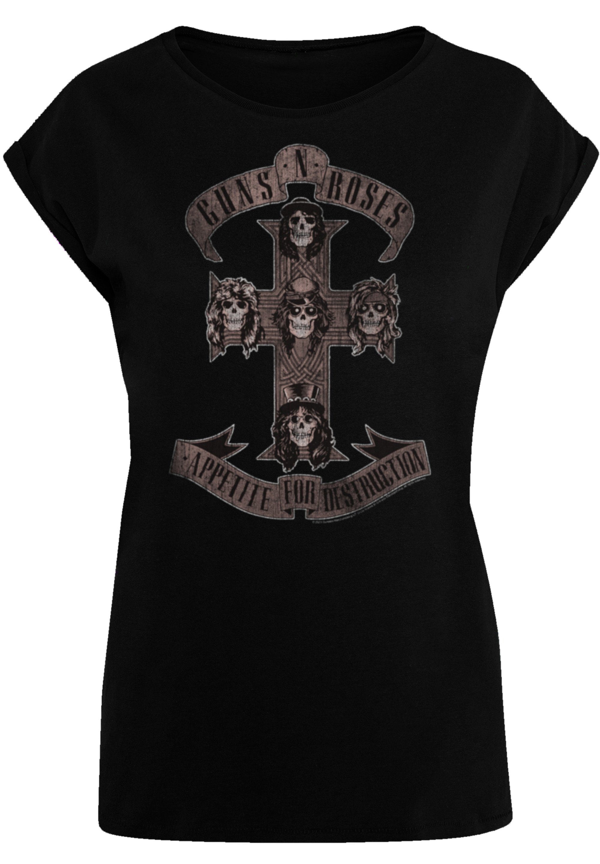 Qualität Band Guns Hard F4NT4STIC Roses Musik T-Shirt Premium Rock 'n'