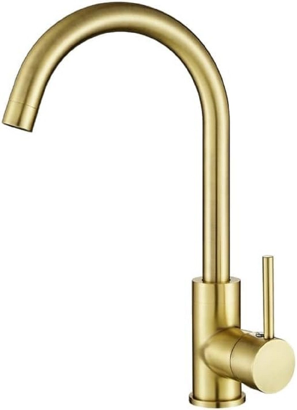 GURARI Küchenarmatur Tap 5523-G. Messingarmatur, 45-Grad, Gold Design (1-St)