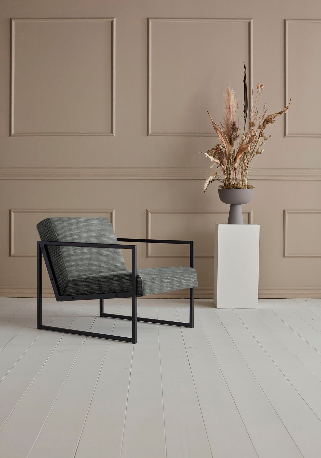 INNOVATION LIVING ™ Cocktailsessel Vikko Designsessel, bequem, Industriedesign, moderner Stuhl, Sitz und Rücken aus hochelastischem Schaum